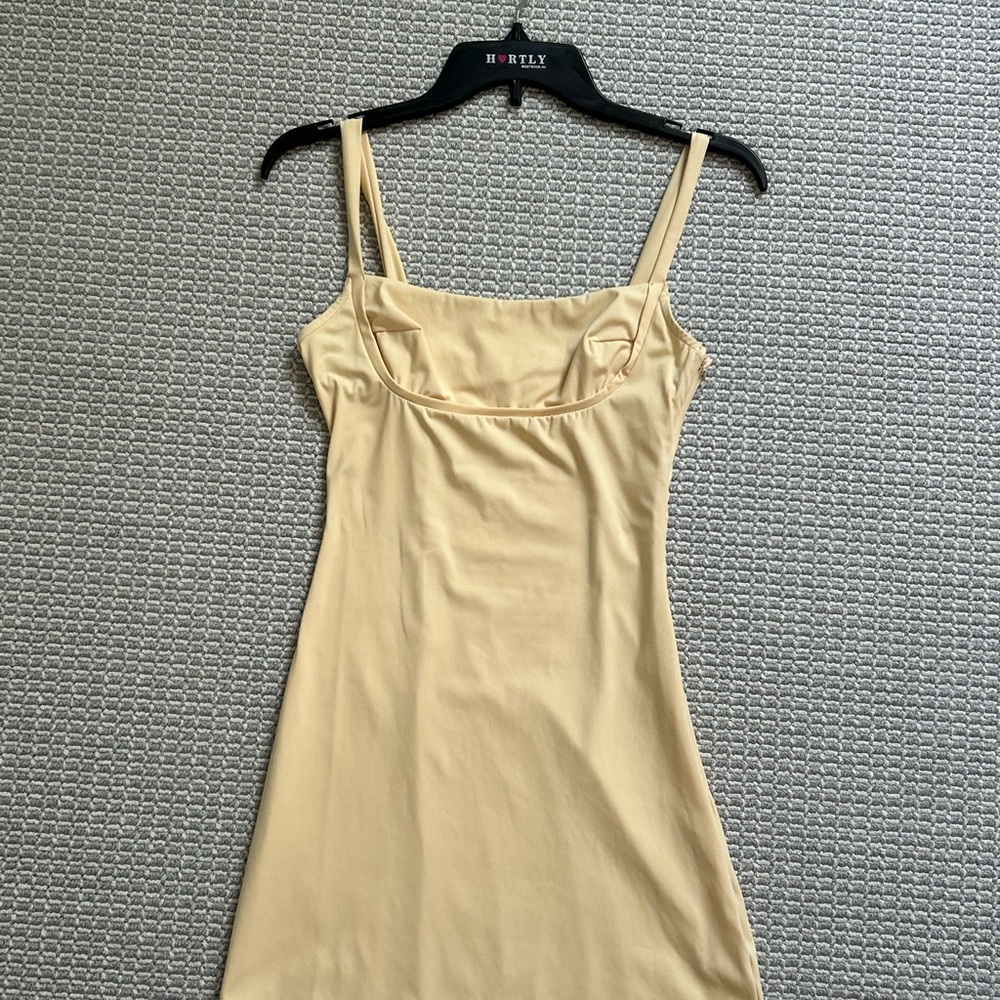 Elegant Cream Mini Dress